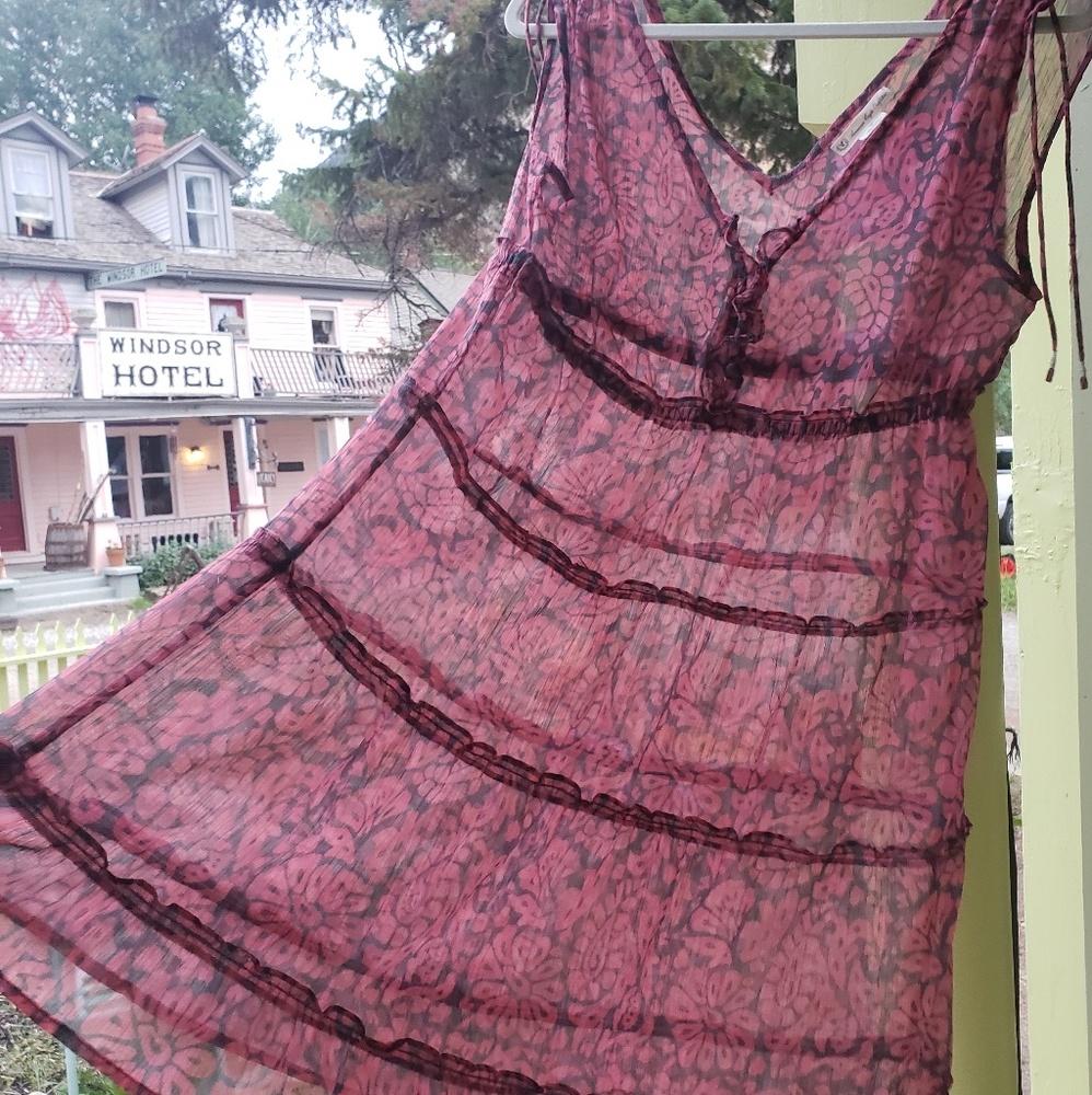 American Eagle Sheer Minidress